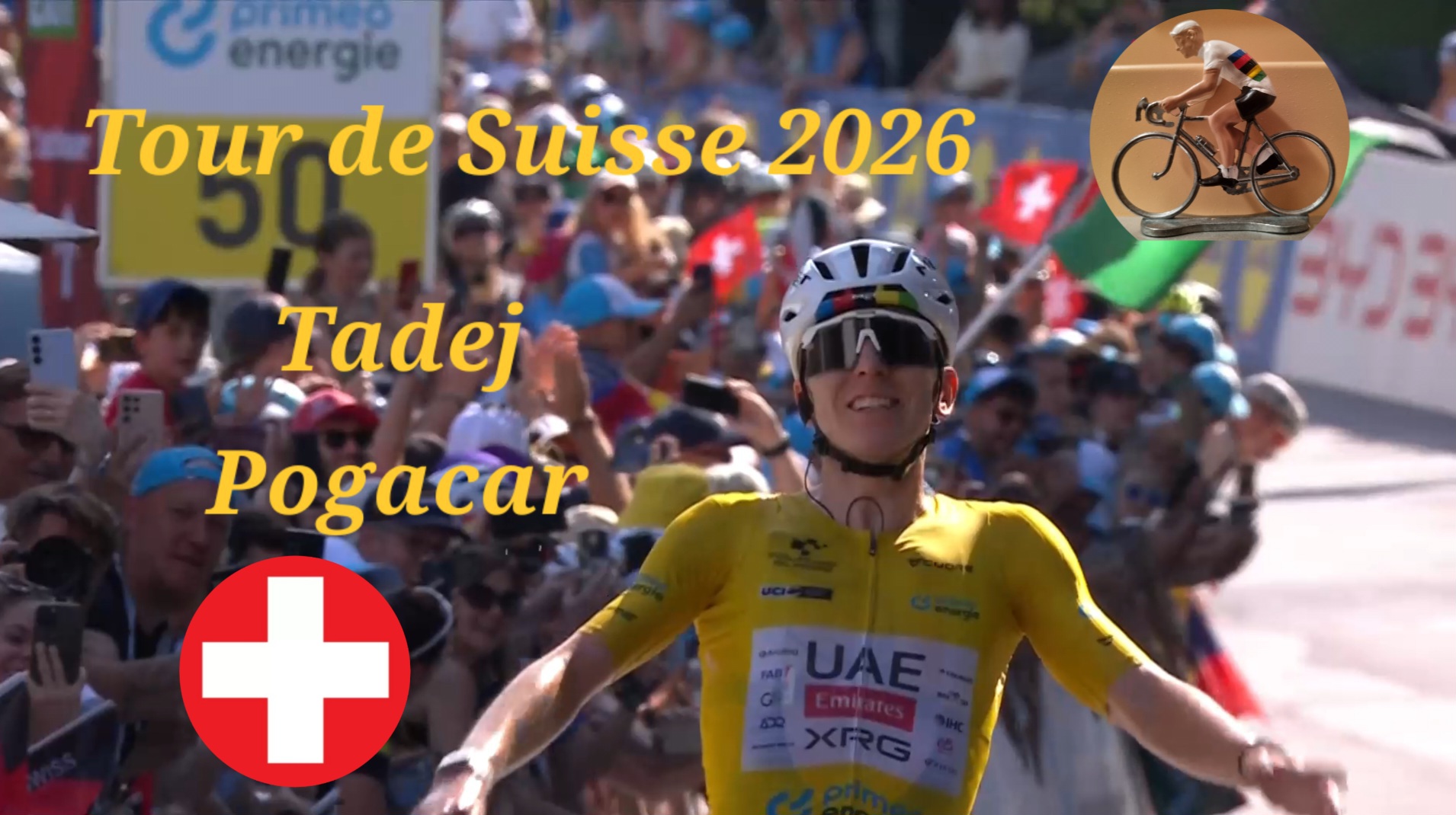 Pogacar domina il tour de suisse 2026. di Federico La Capria