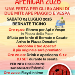 Bernate Ticino festeggia gli 80 anni di Ape Piaggio e Vespa con Apericar 2026