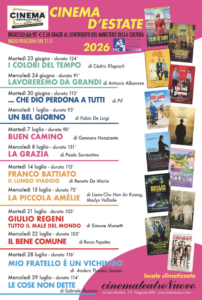 Cinema d’Estate 2026: a Magenta torna la rassegna del CinemaTeatroNuovo