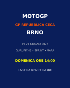 Scopri di più sull'articolo Si riaccendono i motori a Brno: il GP della Repubblica Ceca