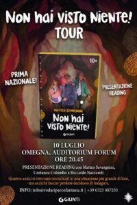 Scopri di più sull'articolo Il primo giallo per ragazzi di Matteo Severgnini debutta a Omegna
