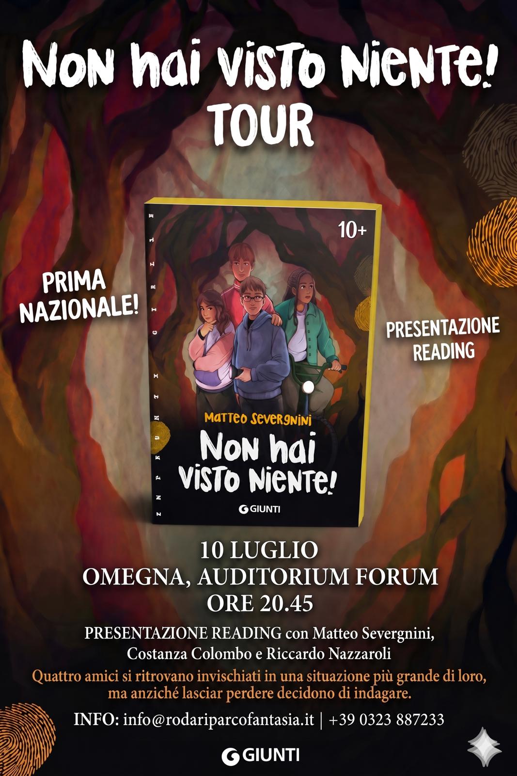 Scopri di più sull'articolo Il primo giallo per ragazzi di Matteo Severgnini debutta a Omegna