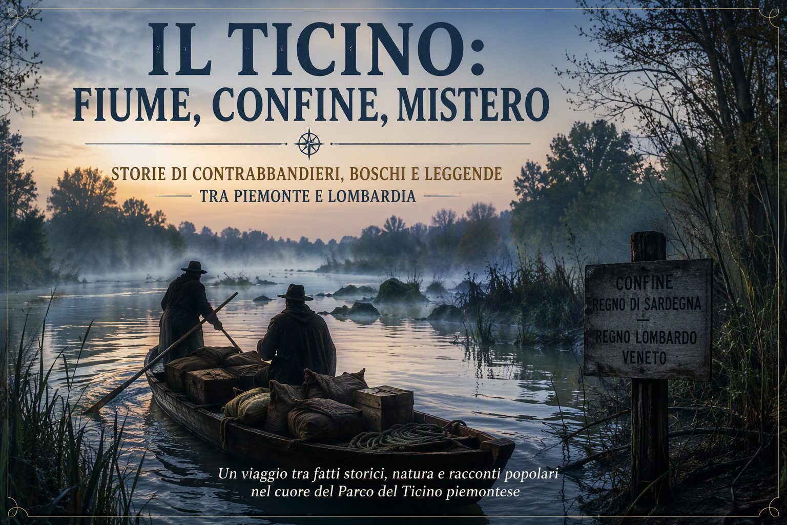 Scopri di più sull'articolo IL TICINO: FIUME, CONFINE, MISTERO