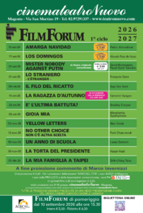Al via il FilmForum 2026-2027 del CinemateatroNuovo di Magenta