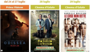 Cinema a Magenta: Odissea e due appuntamenti con il Cinema d’Estate