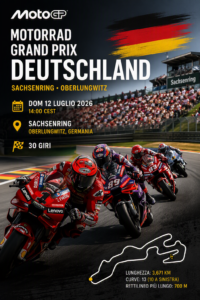 Scopri di più sull'articolo MOTOGP SACHSENRING, IL CIRCUITO CHE NON PERDONA