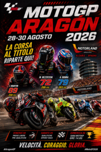 Scopri di più sull'articolo MotoGP Aragon: riparte la corsa al titolo…