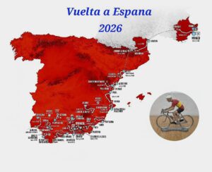 El Tiempo de La Vuelta : al via il Giro di Spagna 2026. di Federico La Capria