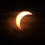 Eclissi parziale di Sole vista dalla Bassa Novarese, 12 agosto 2026