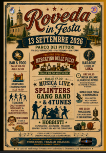 Sedriano - Roveda in festa 2026: mercatino, musica, giochi e tradizione il 13 settembre