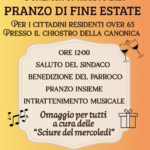 BernateTicino, pranzo, over65, anziani, fineEstate, Canonica, GruppoPensionati, comunità, musica, eventi,