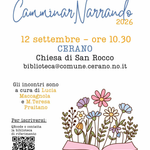 Cerano, CamminarNarrando, bambini, lettura, laboratorio creativo, biblioteca, Nati per Leggere, famiglie, settembre 2026,