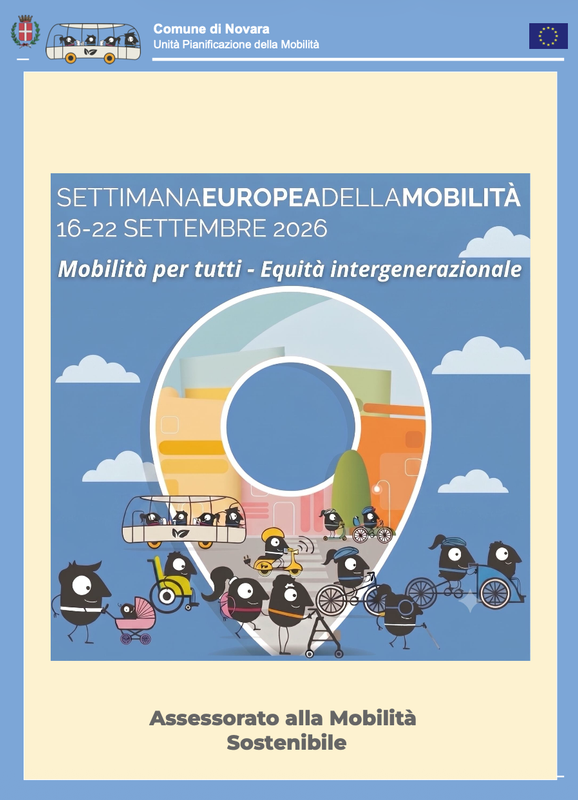 Novara aderisce alla Settimana Europea della Mobilità 2026