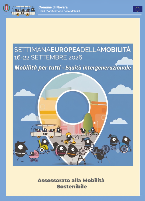 Novara aderisce alla Settimana Europea della Mobilità 2026