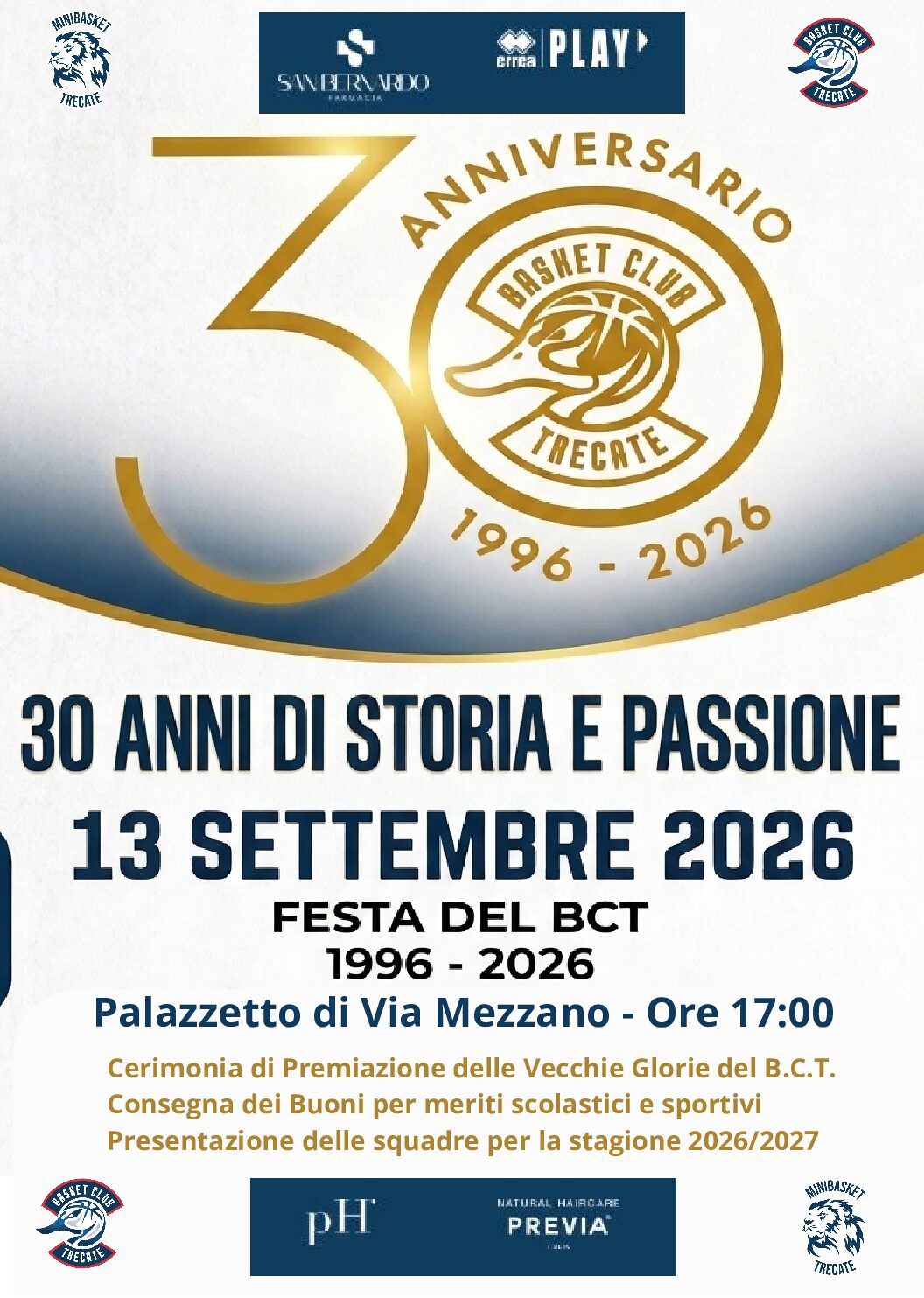 Scopri di più sull'articolo 30 ANNI DI BCT: La prima volta nel basket che conta