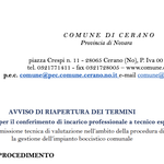 Cerano, Bando pubblico, Selezione professionale, Incarico professionale, Opportunità di lavoro, Comune di Cerano, Notizie locali,