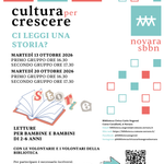 Novara, 13 e 20 ottobre: letture per bambini alla Biblioteca Negroni