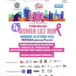 Novara, 18 ottobre ore 9: torna la Women LILT Run, corsa solidale di 6 km