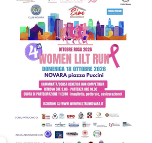 Novara, 18 ottobre ore 9: torna la Women LILT Run, corsa solidale di 6 km
