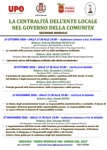 Novara, dal 15 ottobre al 27 novembre 2026: formazione gratuita sulla pubblica amministrazione